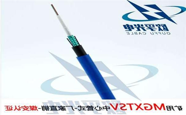 内蒙古欧孚MGXTSV-8B1 矿用单模阻燃光缆G652D纤芯煤安证书